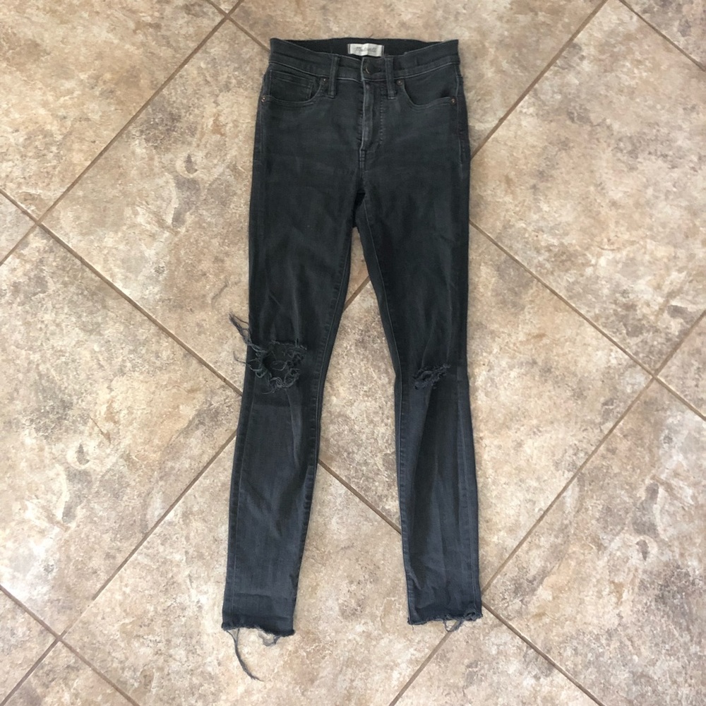 Madewell high rise skinny jeans